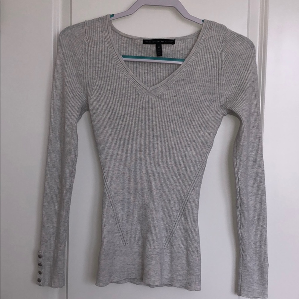 Grey Long Sleeve | White House Black Market